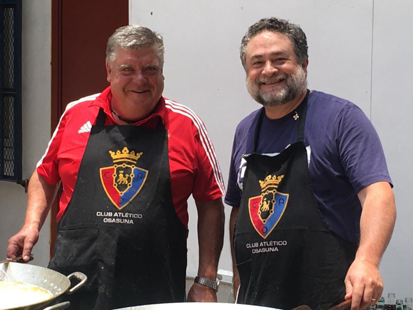 Animando a Osasuna también desde los fogones