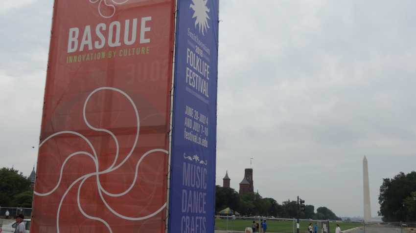 Dedicado a los vascos, el Smithsonian Folklife Festival 2016 se ubica entre el Obelisco (imagen) y el Capitolio de Washington (foto EuskalKultura.com)