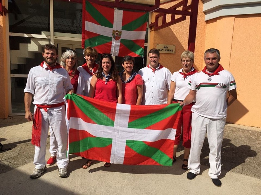 French Basque club representatives gathered at Eskualdunak’s annual festival in Montpellier (photoJLBergara) 