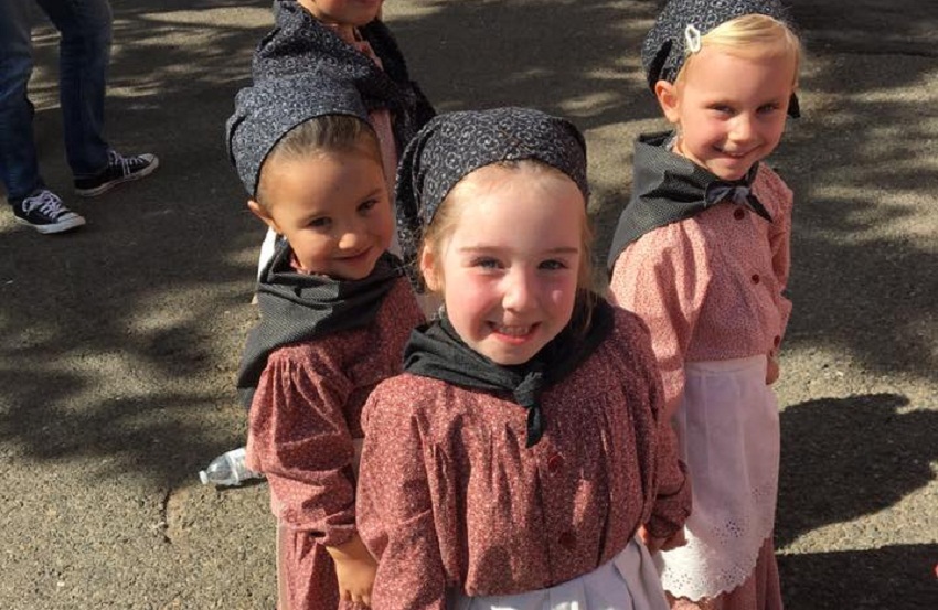 Txikis dancing, excited to participate in the Annual Rocklin Basque Festival (photo Christelle Alfaro/Iparreko Ibarra Facebook)