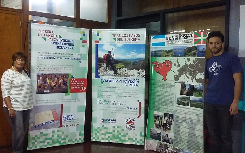 The exhibit “In the Footsteps of Euskera: The Basque Language and its Presence in Argentina” was displayed in Mendoza from October 10-17