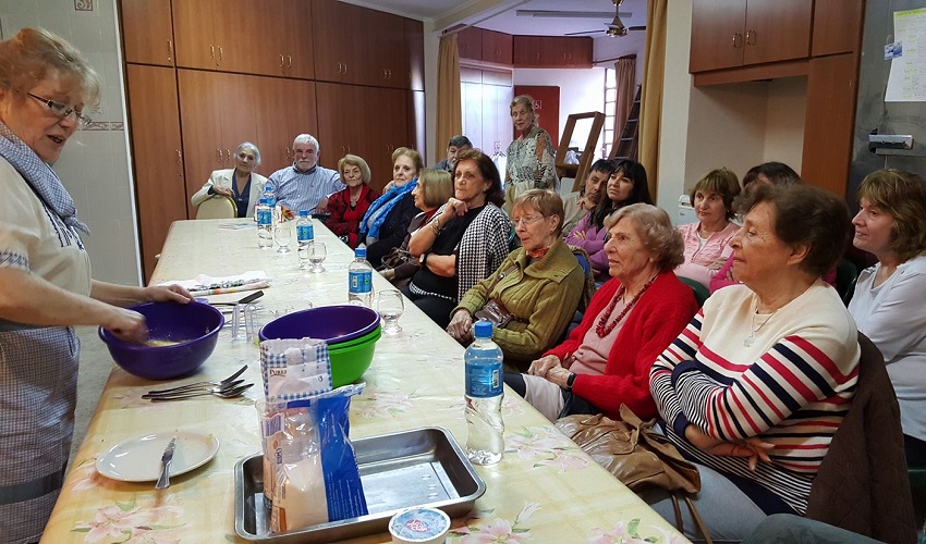 Marita Echave presented her book “Country Basque Cooking” in Chivilcoy