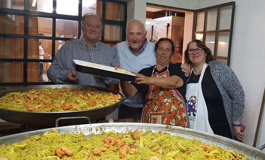 Huge paella made by Amalur