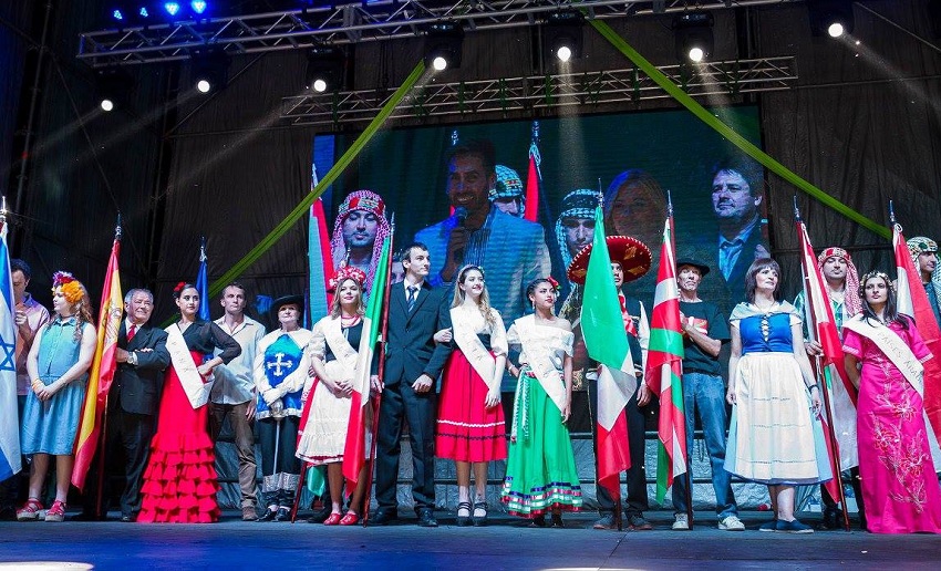 Basque standard bearers