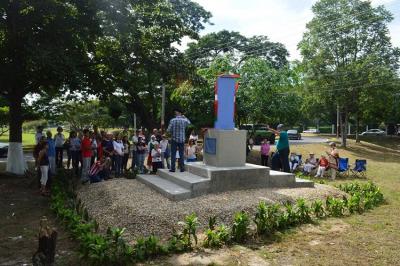 Monolito de los Vascos en los Valles de Aragua 2016