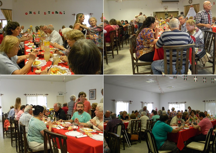 Encuentro de las familias Leiciaga, Arrospide, Elordi y Aguirre en Saladillo