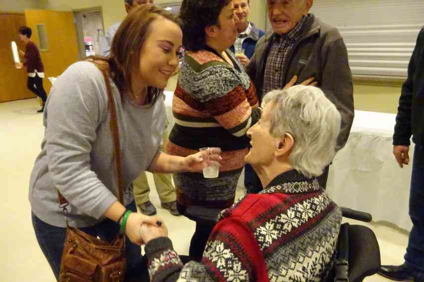 Visita de Mary y Jean Gaztambide