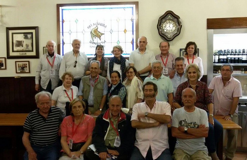 Participants on a prior trip to the Basque Country with the Juan de Garay Foundation