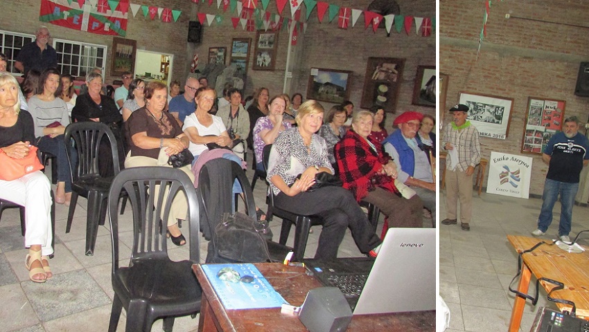 A large audience enjoyed “Amama” at the Eusko Aterpea Basque Club in General Rodriguez