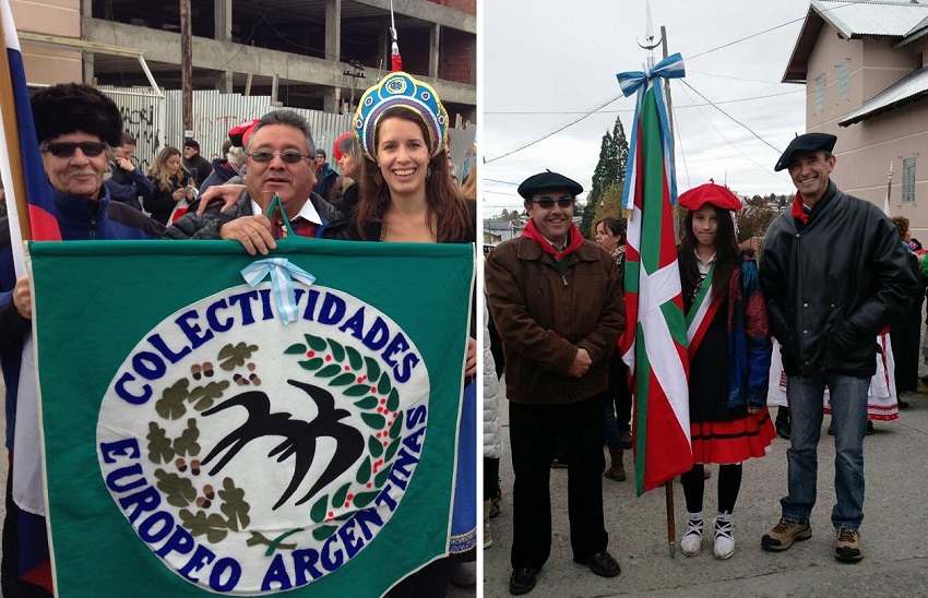 La ikurriña en el aniversario de Bariloche