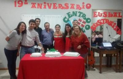 Euskal Sustraiak Basque Club’s board of directors at its anniversary