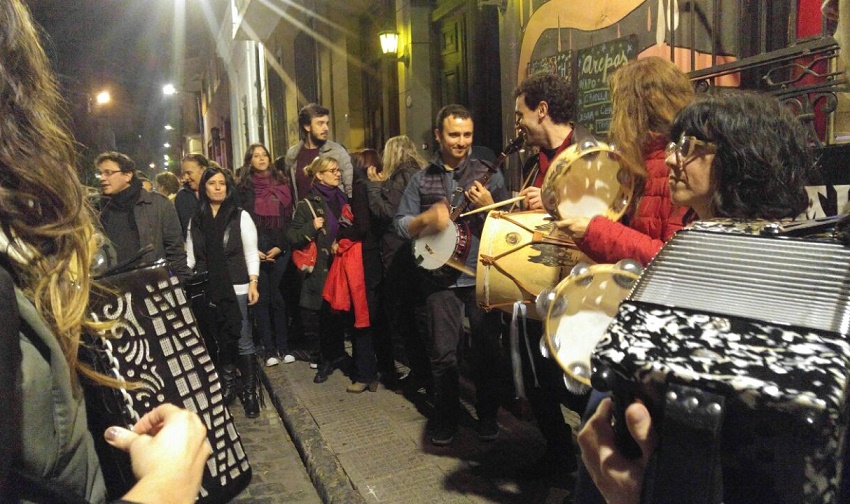 Música al aire libre...