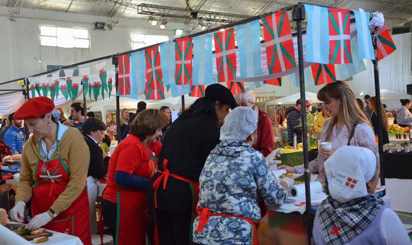 Aspecto de la participación vasca en la recién finaizada 10ª edición de la feria 'Madryn al Plato' de Puerto Madryn