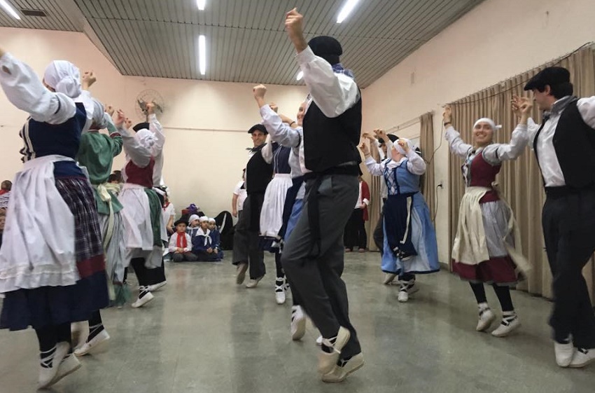 Beti Aurrera dancers at Union Vasca Basque Club