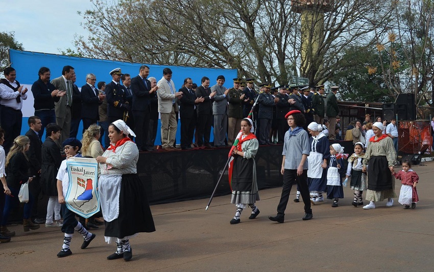 Parading in front of the authorities