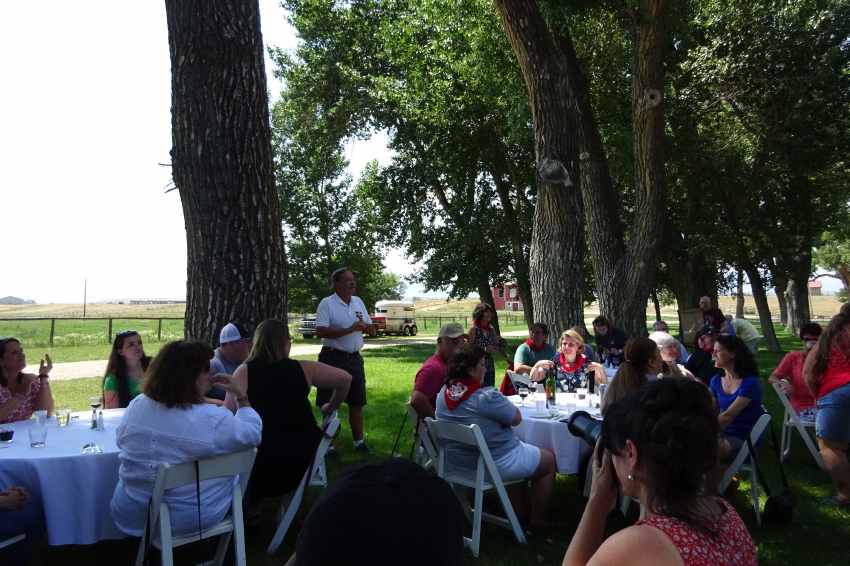 Lunch and Wyoming hospitality