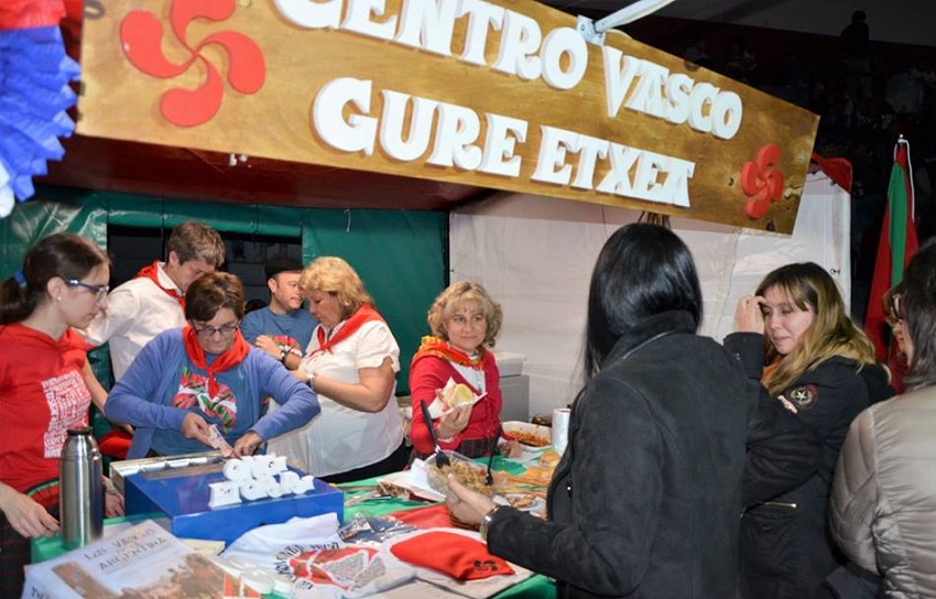 En el stand también trabajo en equipo