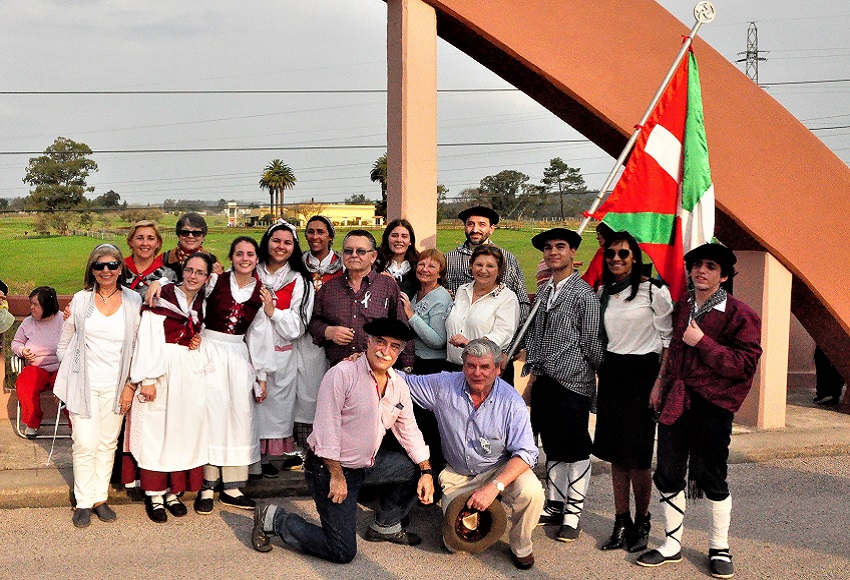 Representación vasca en la ceremonia