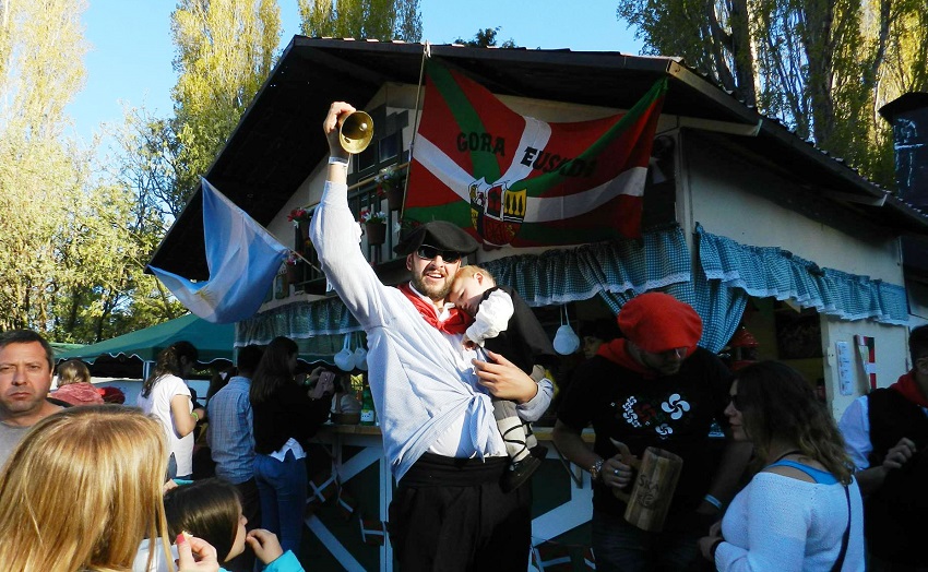 Presencia vasca en la La 38º Fiesta de Colectividades europeo-argentinas de Bariloche