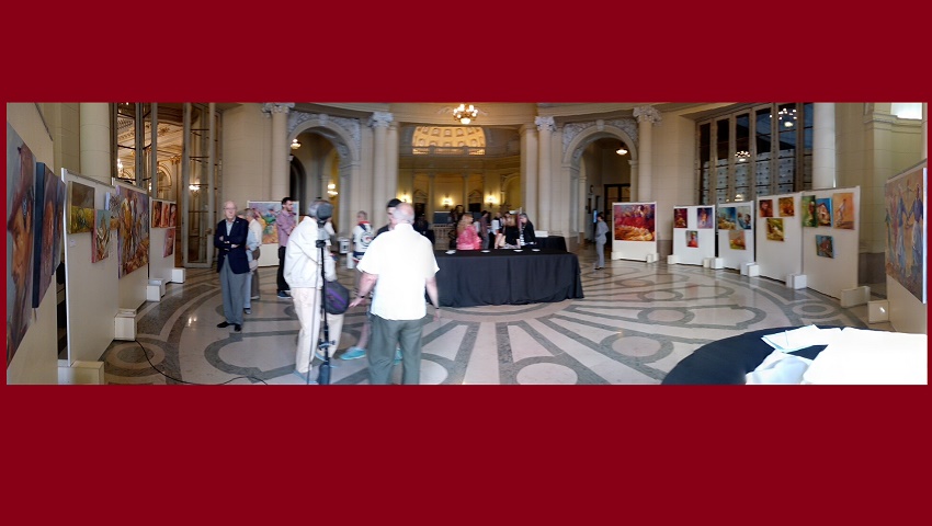 Hall of Honor at the Legislature in Buenos Aires