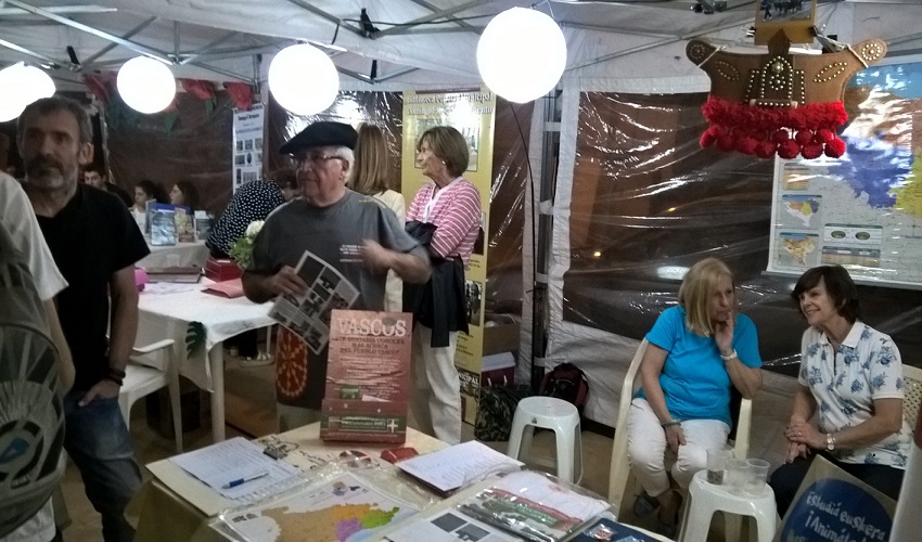 Stand vasco en la 'Noche de Libros' 2017