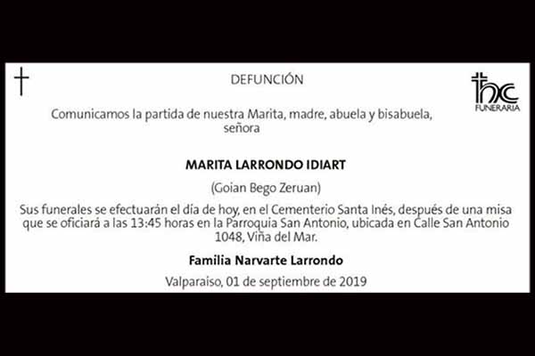 Marita Larrondo Idiart