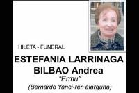 Estefania (Larrinaga Bilbao) Yanci