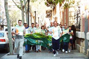 La Korrika en la Diáspora. El pasado fin de semana recorrió las calles de Mallorca
