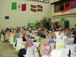Aspecto de la fiesta de Aberri Eguna el pasado domingo en el Centro Vasco de México DF (foto JAG)
