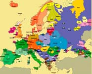 Mapa de los pueblos minoritarios de Europa según la asociación Eurominority.