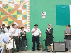 Un momento de la celebración en el frontón de la euskal etxea de México DF (foto JAG)