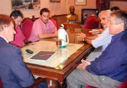Miembros del centro vasco Ibai Guren.