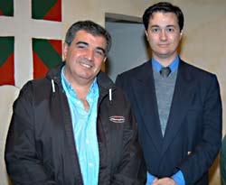 Daniel Anzola y Raúl Samitier, presidente y vicepresidente, respectivamente, de Ibai Guren