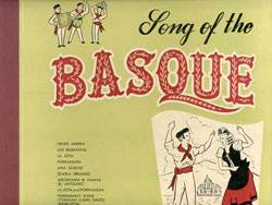 Portada original del álbum 'Song of The Basque' de 1949