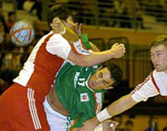 El partido entre Euskadi y Rusia se saldó con un 25-30 (foto edv)