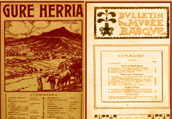Las revistas 'Gure Herria' y 'Bulletin du Musée Basque'