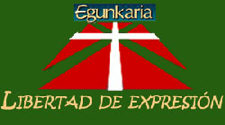 Ilustración contra la clausura de Egunkaria