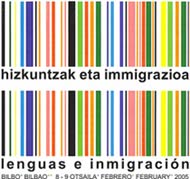 Cartel anunciador del congreso sobre 'Lenguas e Inmigración'