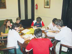 Una clase de euskera en Euskaltzaleak (foto Euskalkultura)