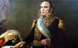 Retrato del general Justo José de Urquiza (1801-1880), primer presidente constitucional argentino (1854-1860) e hijo del vasco José Cipriano de Urquiza y Alzaga (Óleo de Egidio Querciola)