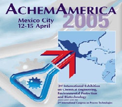 Cartel de la feria AchemAmérica 2005