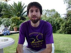 El errenteriarra Iker Fernández Jauregui dio inició a las clases del 2005 (foto La Mañana)