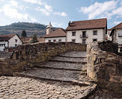 Una imagen de la localidad navarra de Otsagabia