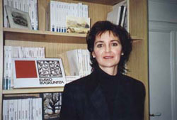 La profesora norteamericana especializada en Diáspora vasca Gloria Totoricagüena (Boise, 1962)