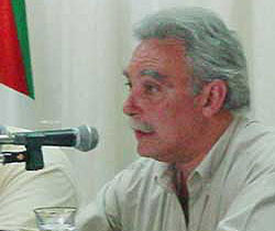 El presidente de la Federación de Entidades Vascos Argentinas (FEVA), Carlos Alberto Sosa Azpeitia (foto euskalkultura.com)