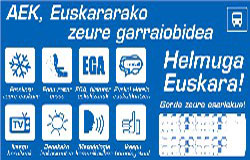 AEK se ofrece a sus alumnos como un 'ticket' para llegar al lema 'Destino: Euskera'