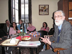 Mikel Ezkerro durante el taller del sábado