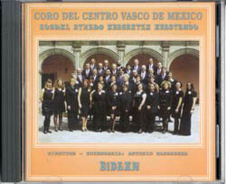 'Bidean', una grabación del anterior Coro, creado en 1996 y dirigido por Luis Antonio Barberena
