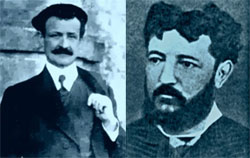 Los escritores donostiarras Jose Elizondo (1865-1943) y Marcelino Soroa (1848-1902)