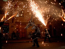  'Les Tambours de Feu', de Deabru Beltzak, presentes en la Feria (foto Deabru Beltzak)